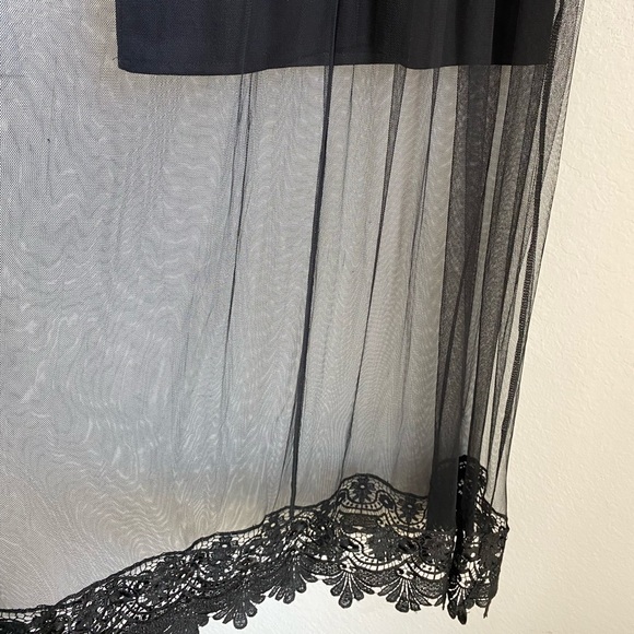 Passion Fusion from LF long black lace dress size medium - Picture 6 of 10